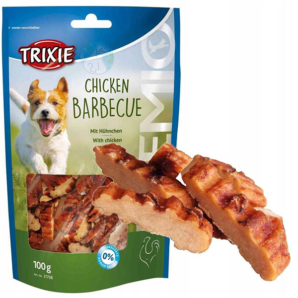 تشویقی سگ 100گرمی Chicken barbecue Trixie